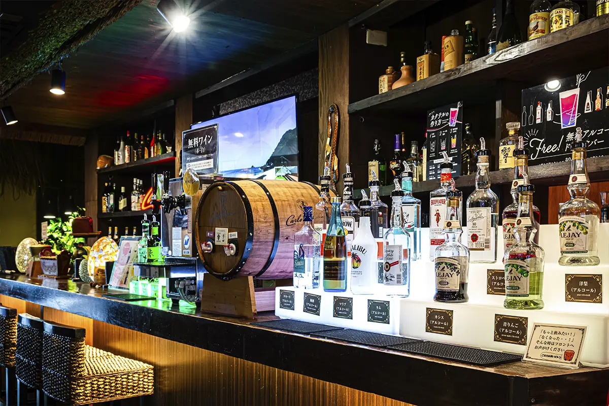 ドリンクバー&ワイン