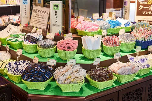 無料の選べるアメニティバイキング