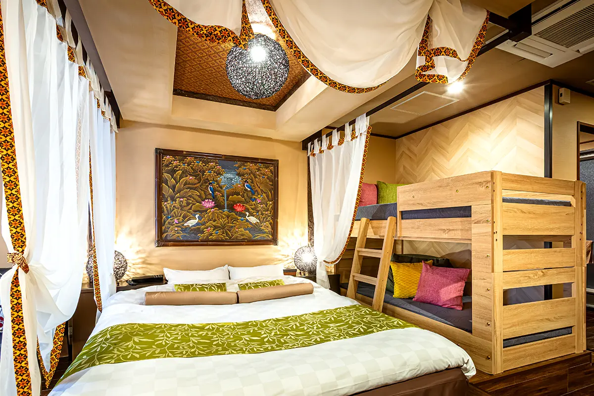 バリアンルーム（禁煙ルームあり）