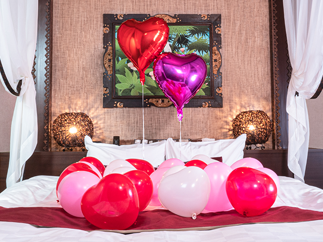 飾り付けの一例です。