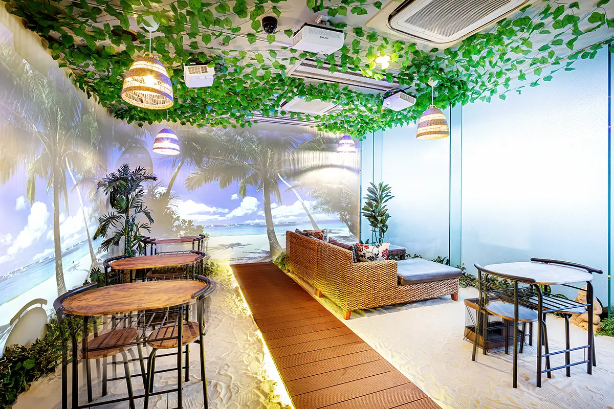 200インチバリ風シアター