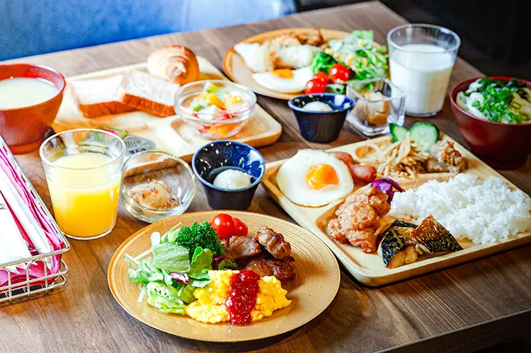 朝食ビュッフェ（有料）